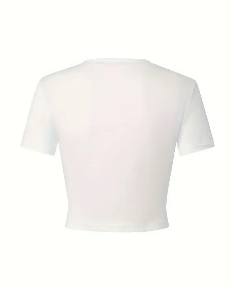 Quinn Graphic Crop Top