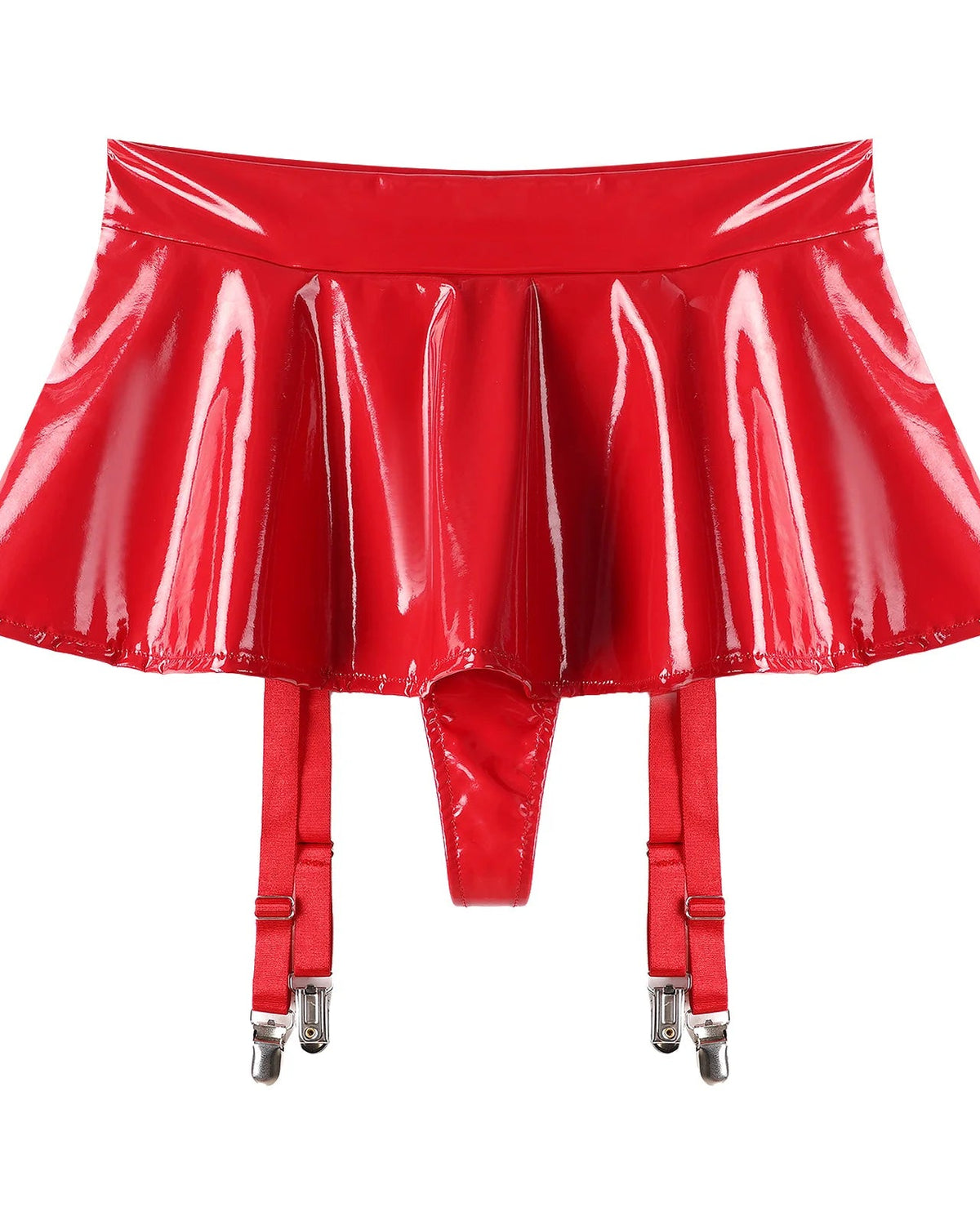 Harlow PVC Garter Skirt