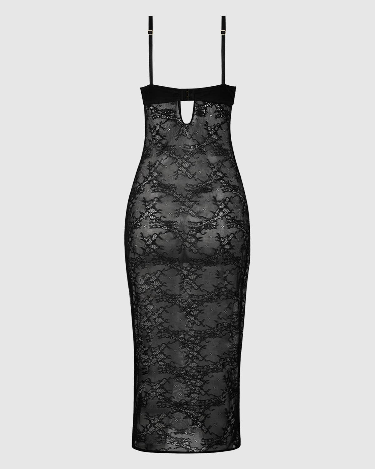 Yvone Lace Plunge Push Up Gown