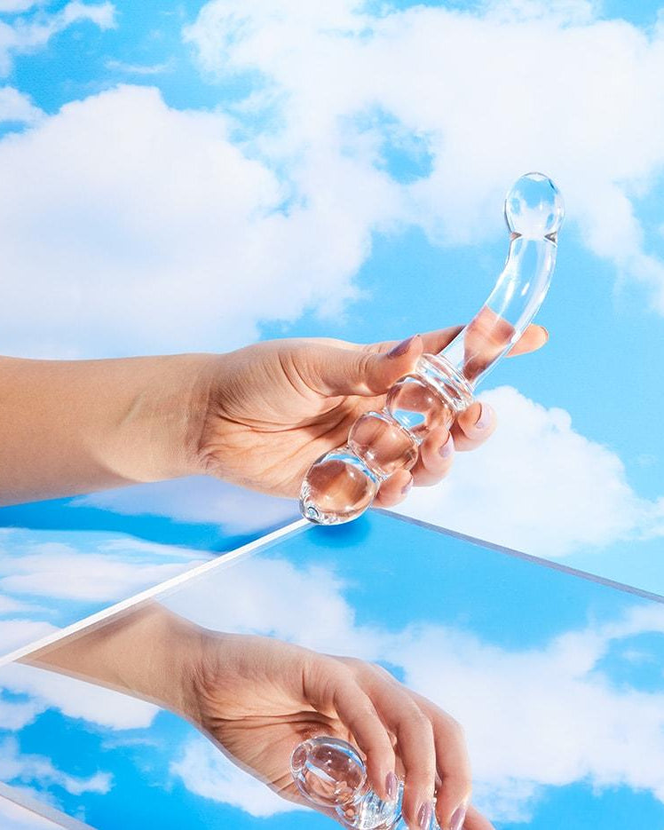 Gemini Dual Ended Glass Dildo | Lavah Intimates