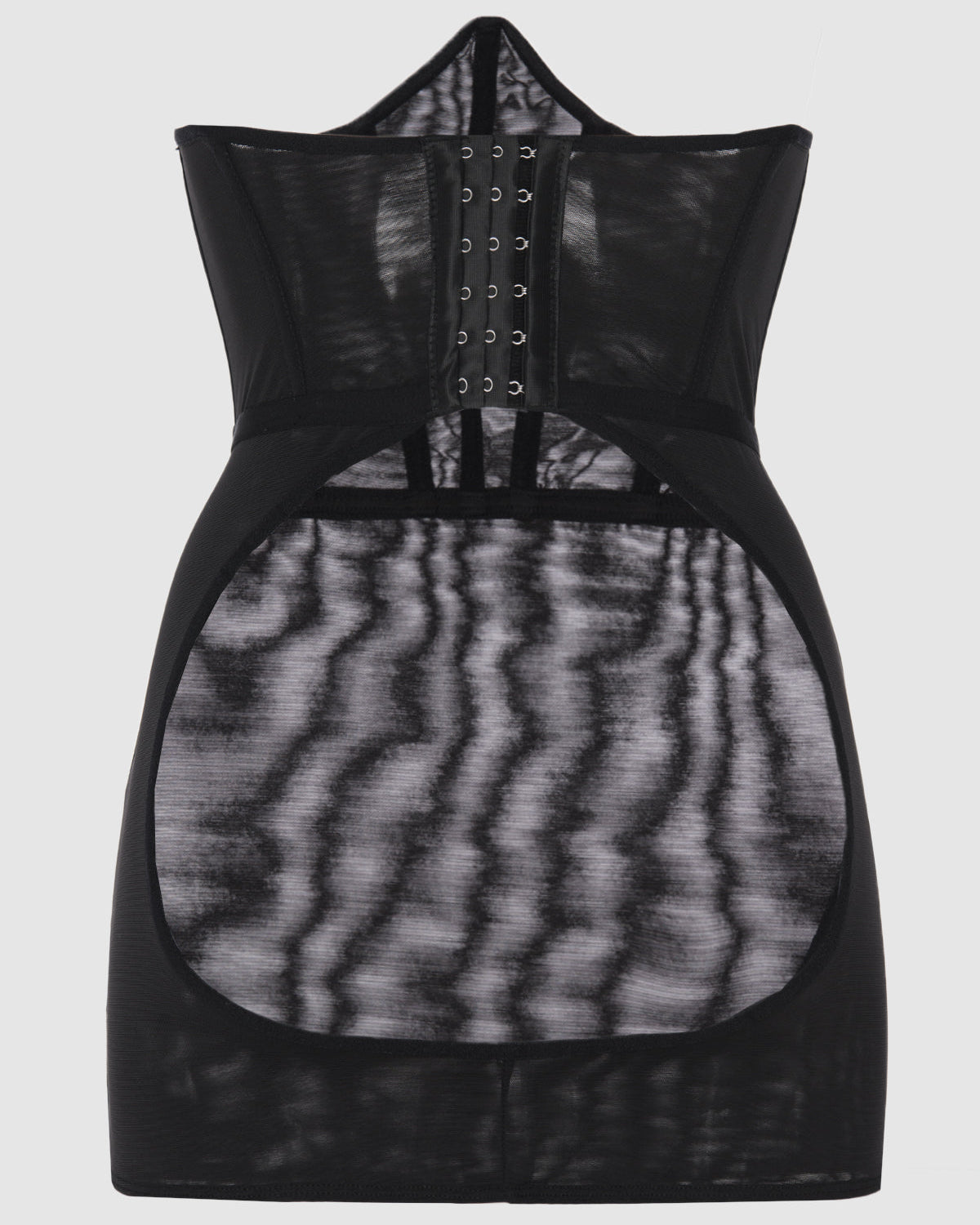 Devon Mesh Backless Corseted Skirt | Lavah Intimates