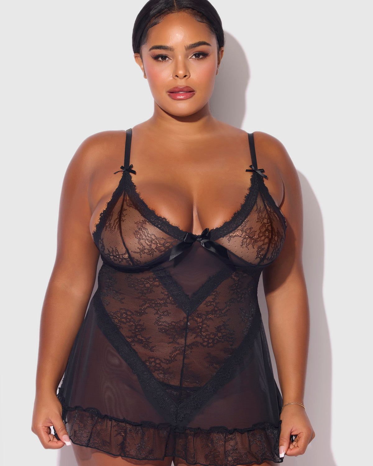 Kiki Lace Babydol G-String Set | Lavah Intimates