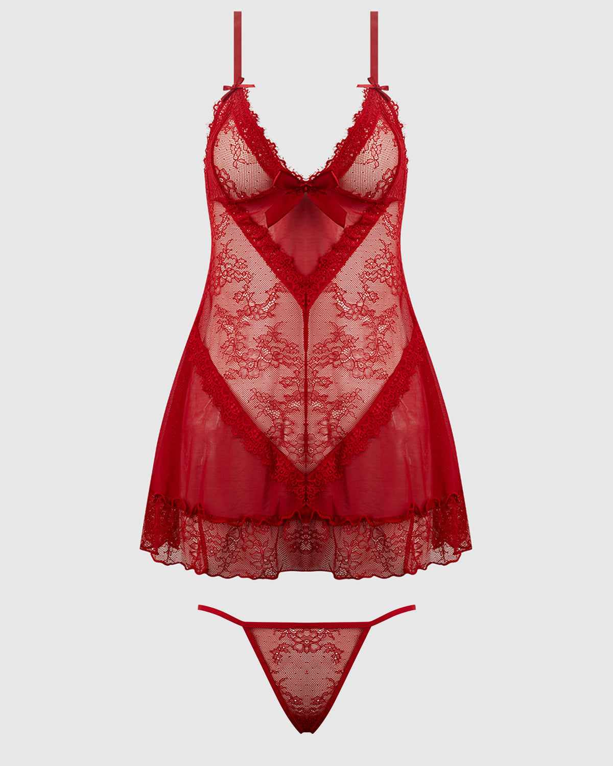 Kiki Lace Babydol G-String Set | Lavah Intimates