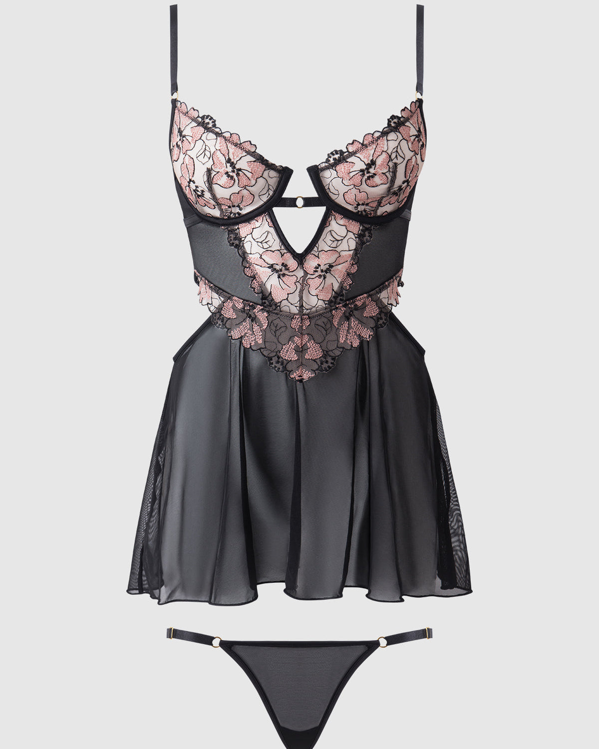 Nova Babydoll Set | Lavah Intimates