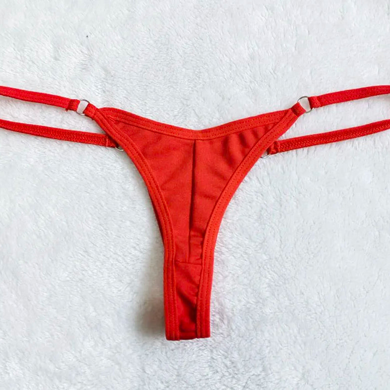 Giada Ring-Detail String Thong