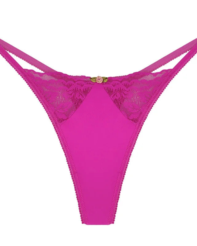 Noa Scalloped Lace Thong | Lavah Intimates