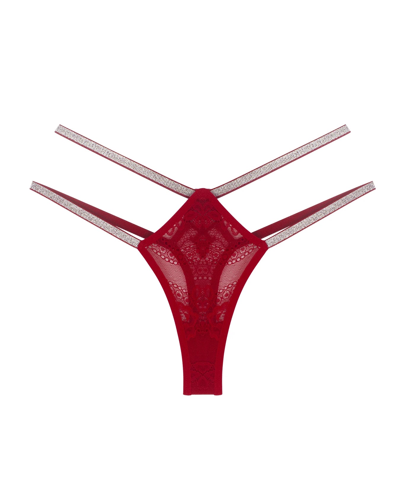 Sparkle Lace Strappy G-String | Lavah Intimates