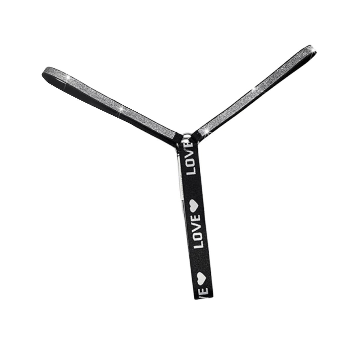 Crystal V Strap Love Thong | Lavah Intimates