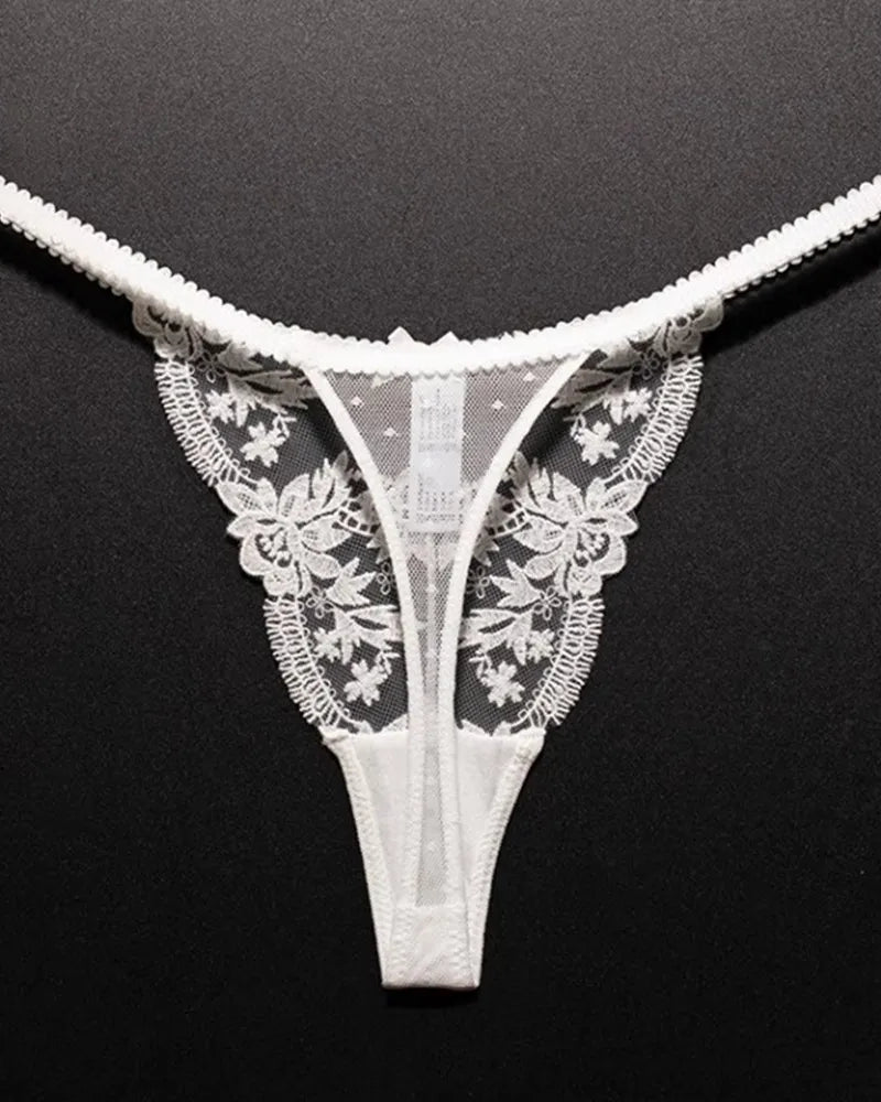 Bloom Lace Thong | Lavah Intimates