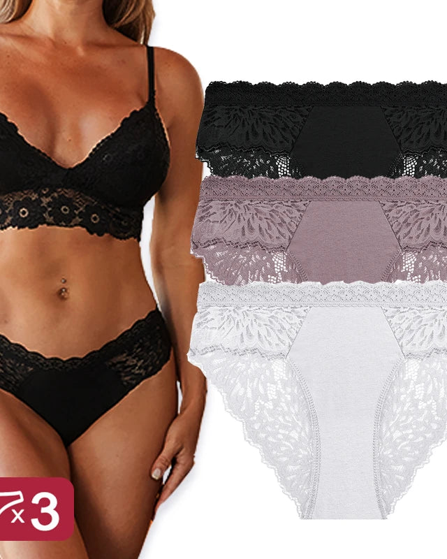 Allure Lace Panty (3-Pack) | Lavah Intimates