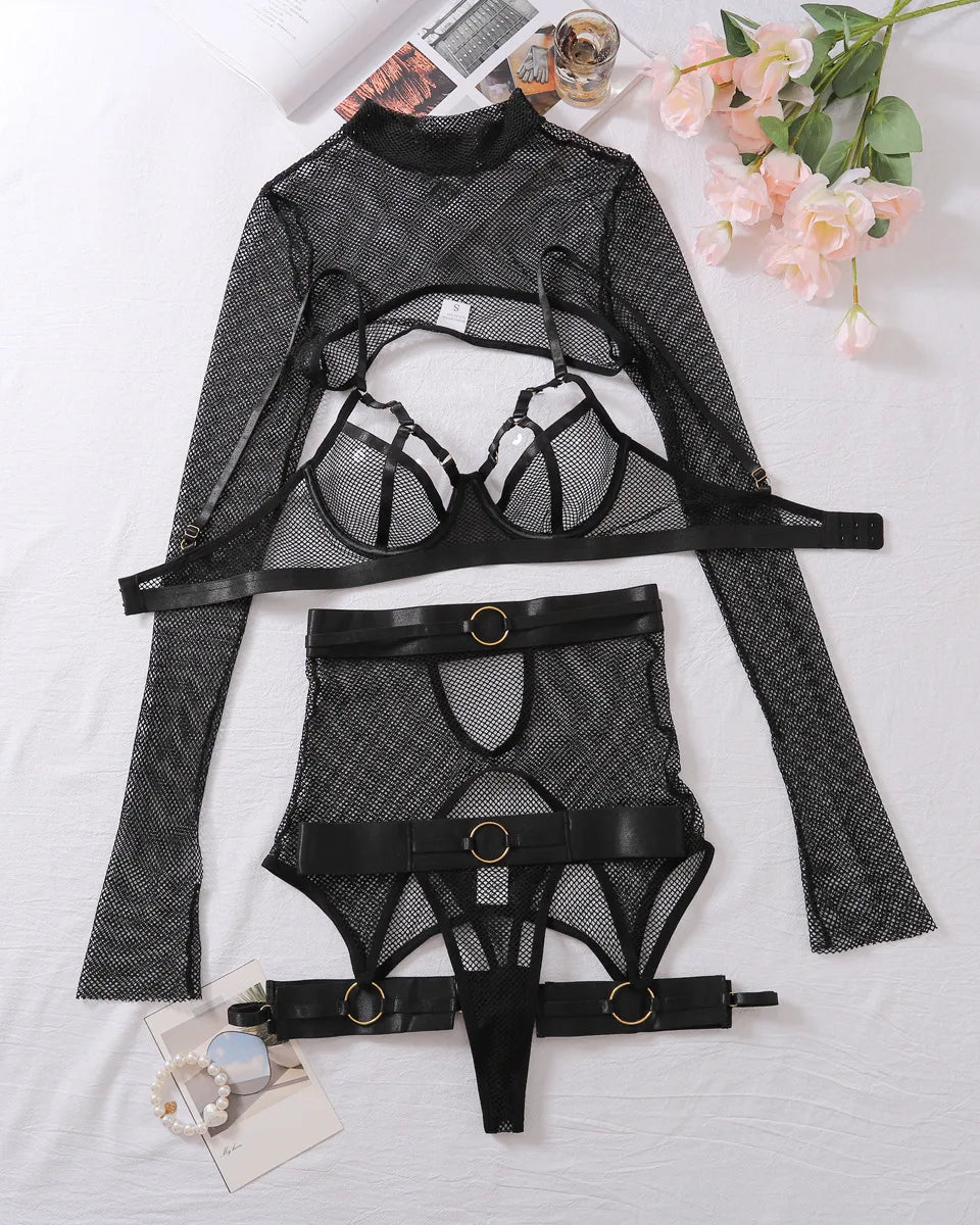 Elegant Mesh Fishnet Set | Lavah Intimates