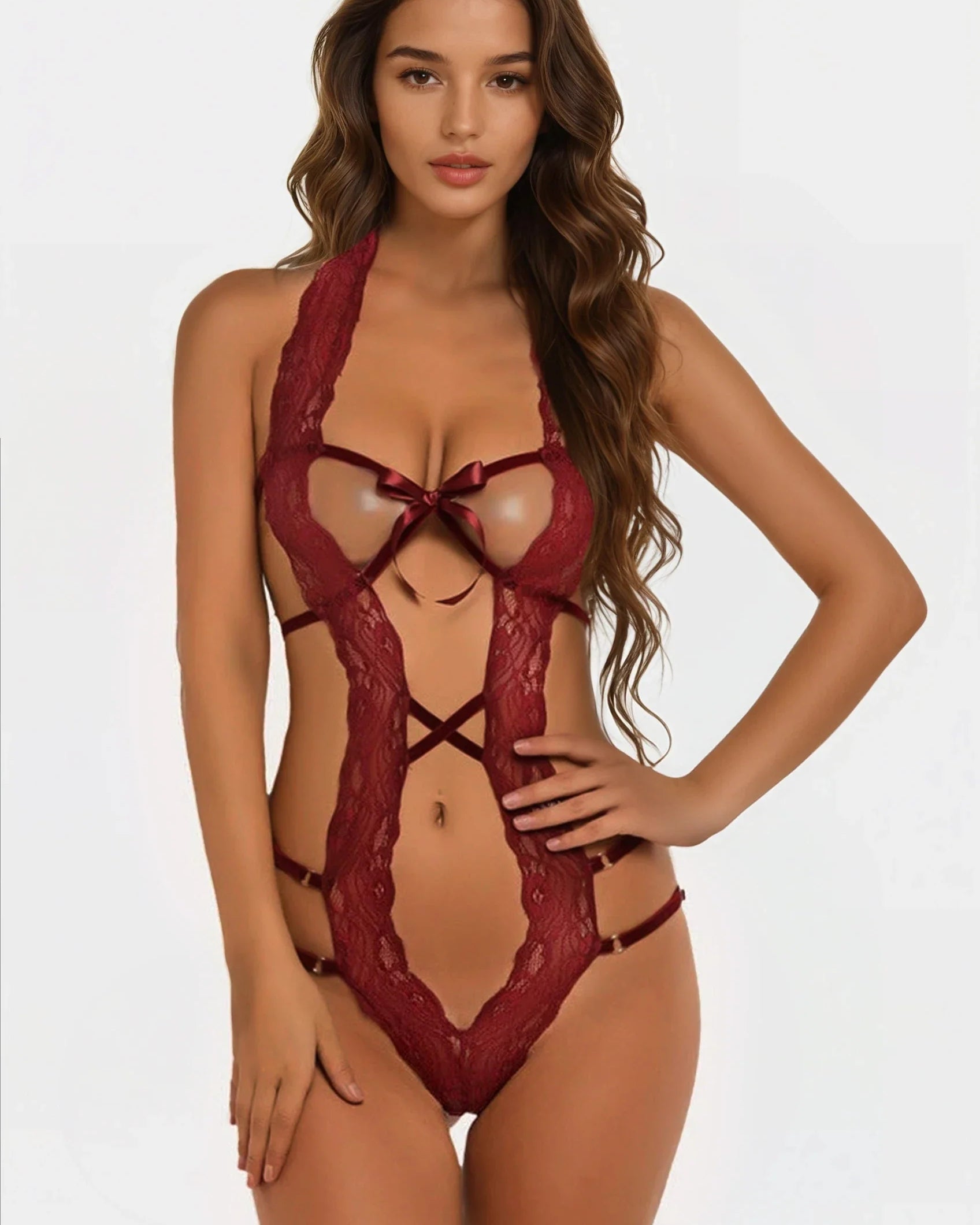 Strappy Lace Sling Teddy | Lavah Intimates