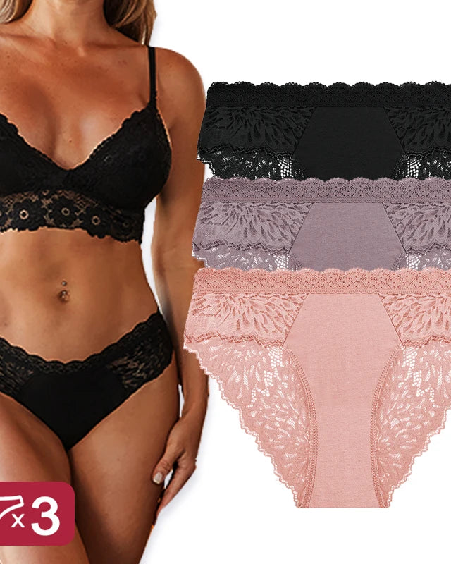 Allure Lace Panty (3-Pack) | Lavah Intimates