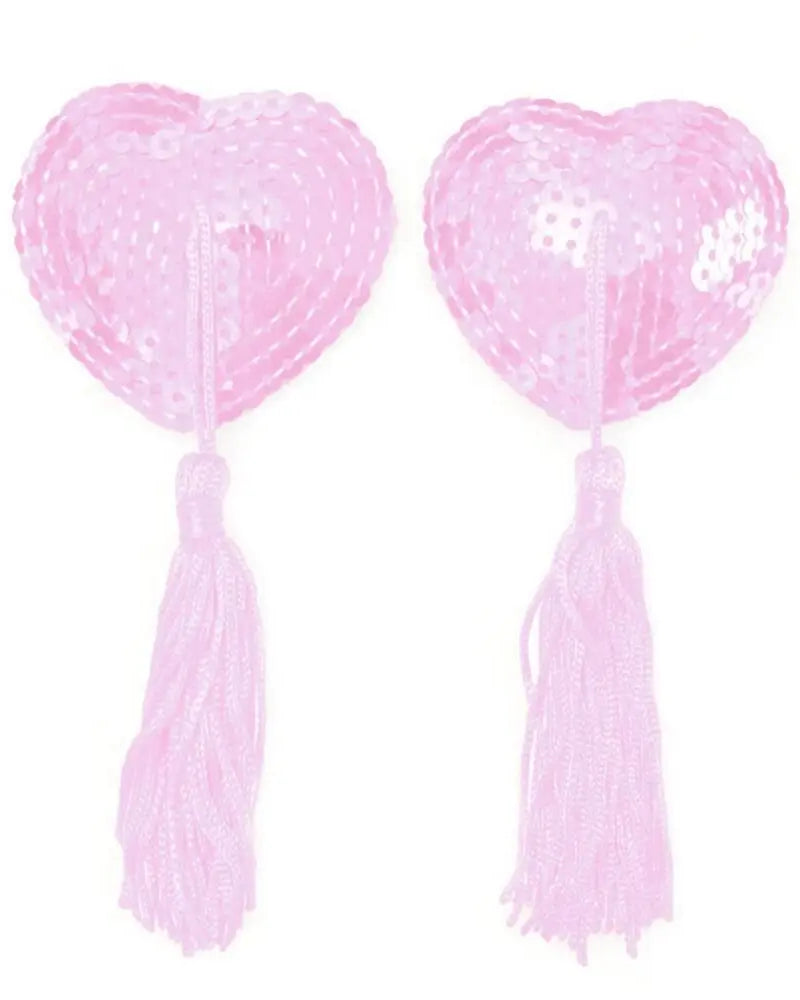 Sequin Heart Pasties | Lavah Intimates