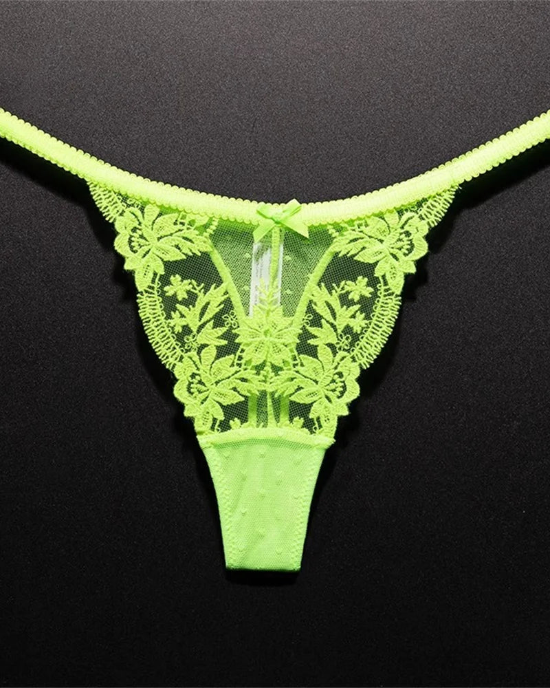 Bloom Lace Thong | Lavah Intimates