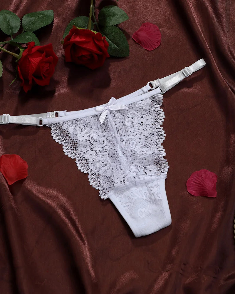 Farah Adjustable Lace Thong | Lavah Intimates