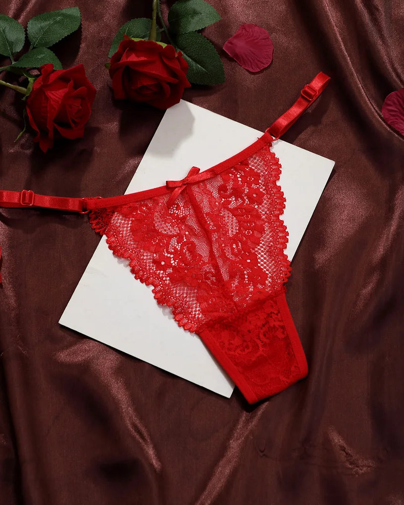 Farah Adjustable Lace Thong | Lavah Intimates