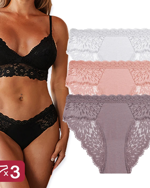 Allure Lace Panty (3-Pack) | Lavah Intimates