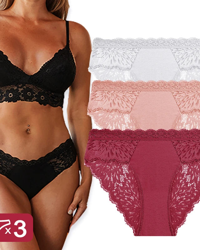 Allure Lace Panty (3-Pack) | Lavah Intimates