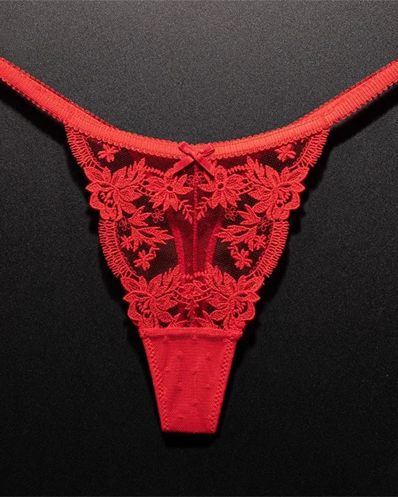 Bloom Lace Thong | Lavah Intimates