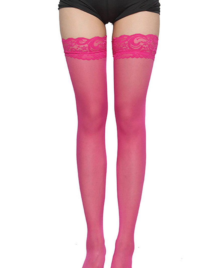 Essential Lace Top Stockings | Lavah Intimates