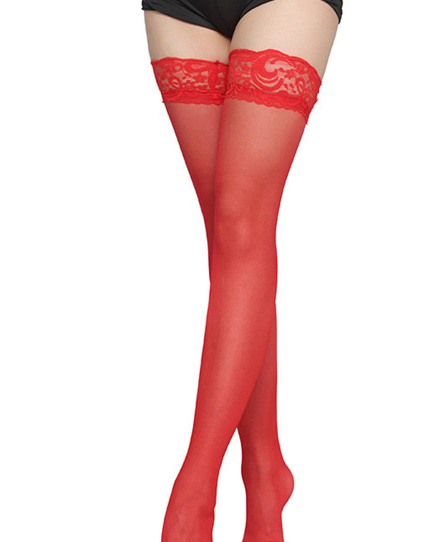 Essential Lace Top Stockings | Lavah Intimates