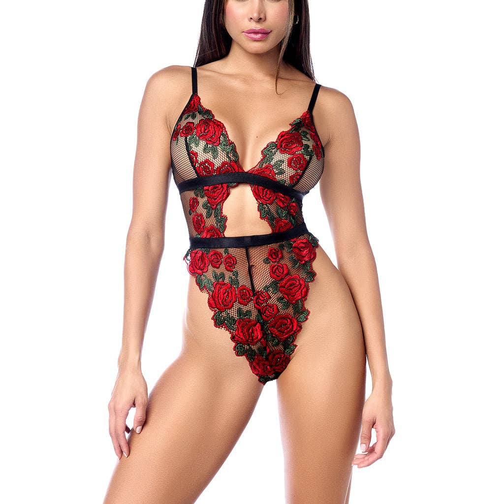 Teddy Black Red | Lavah Intimates