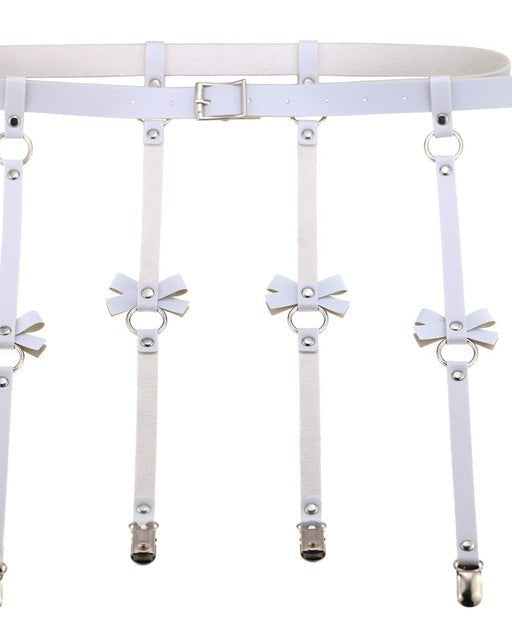 Bow Leather Garter | Lavah Intimates