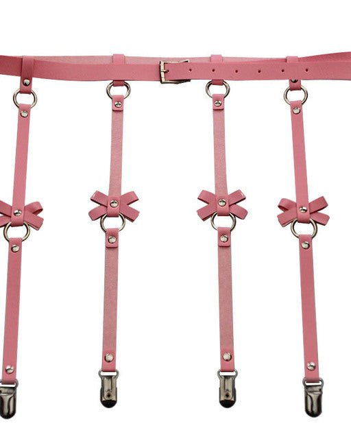 Bow Leather Garter | Lavah Intimates