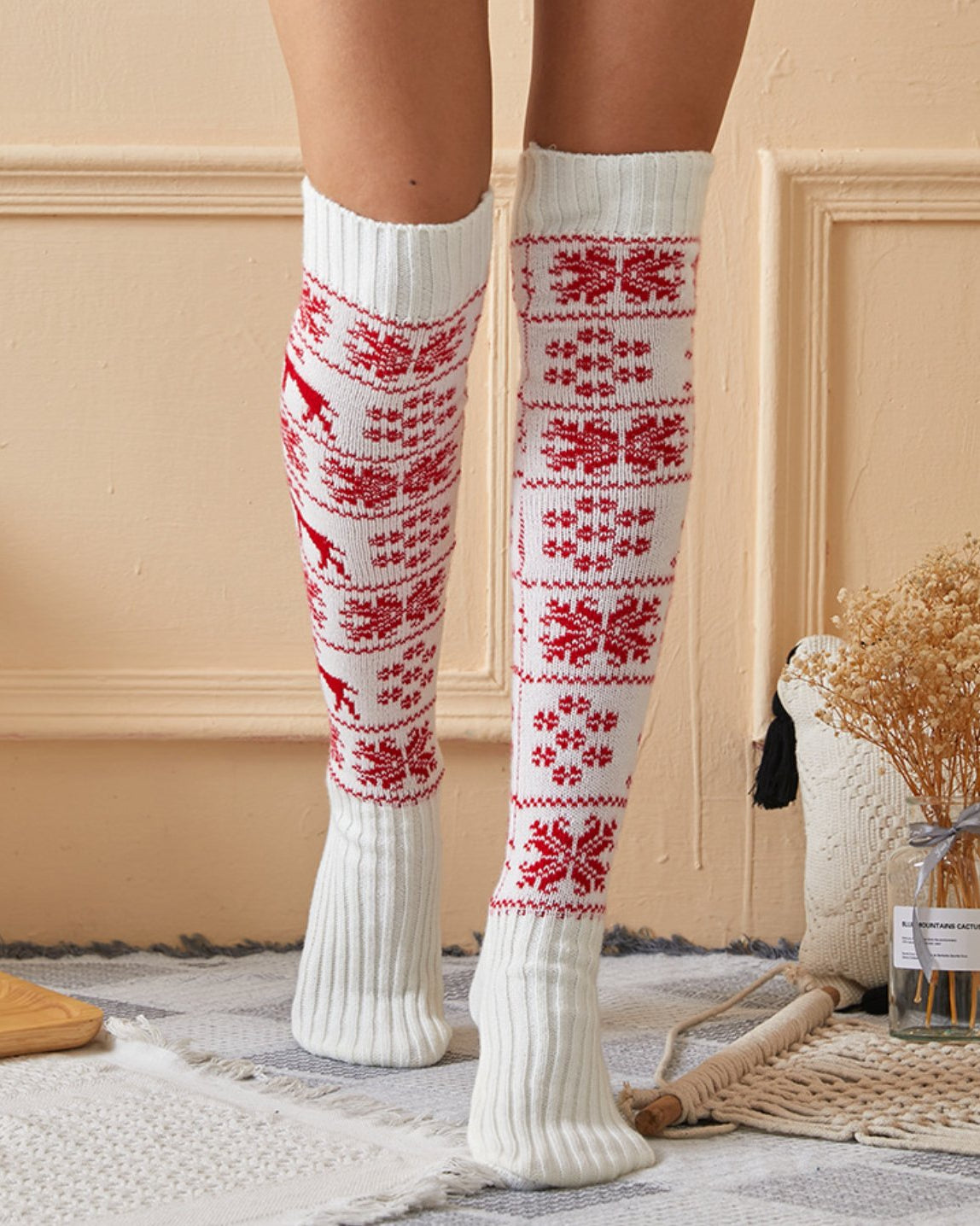 Christmas Thigh High Socks | Lavah Intimates