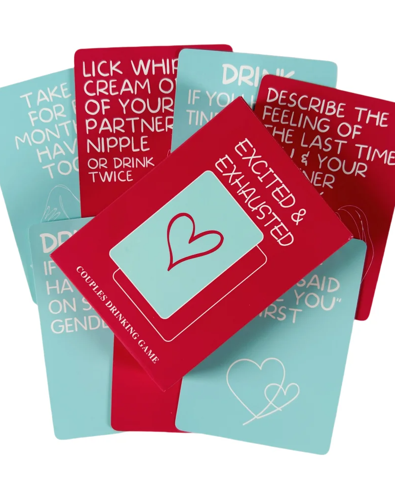 Excited & Exhausted Couples Card Game | Lavah Intimates