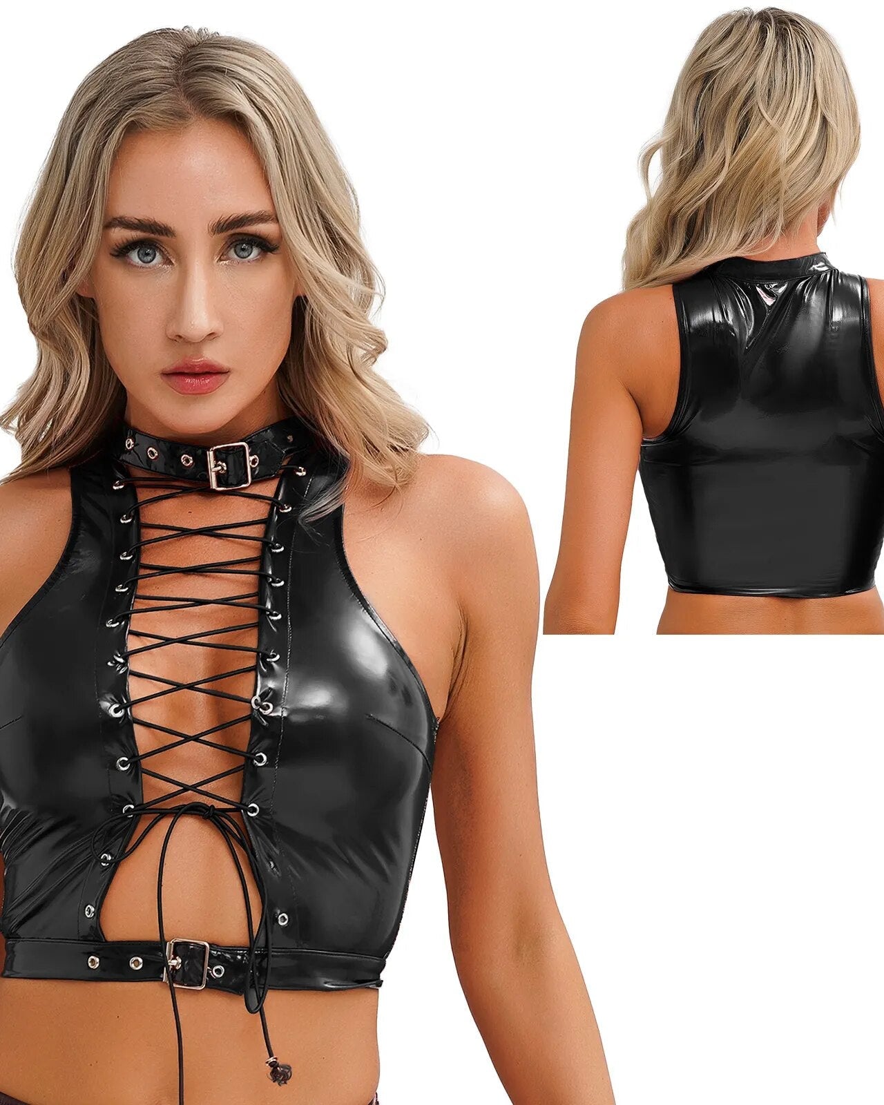Lena Leather Top | Lavah Intimates