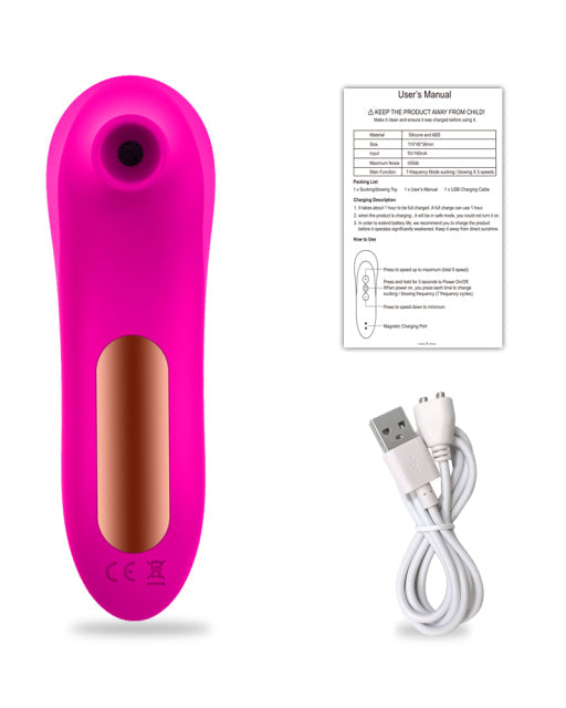 Vibrating Sucking Clitoral Massager | Lavah Intimates