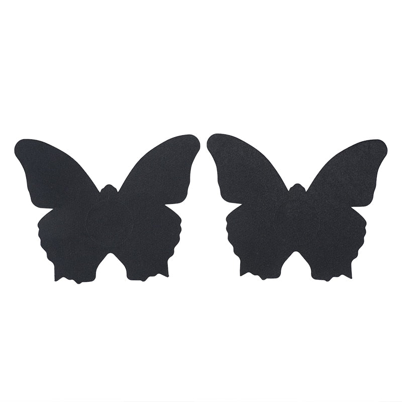 Nipple Pasties pasties LAVAH Butterfly Black 10 Pairs 