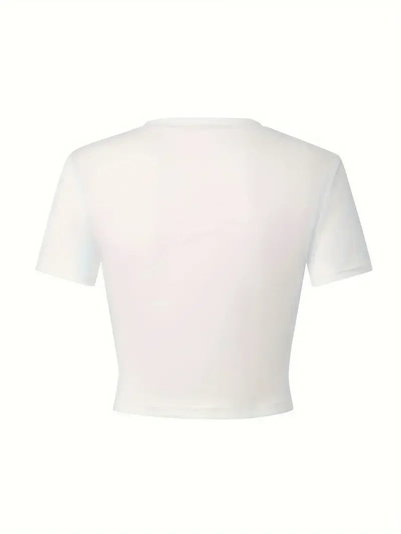Quinn Graphic Crop Top