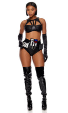 The Darqueside 6-Piece Women's Movie Character Costume