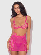 Nova Pink 3pc Lingerie Set | Lavah Intimates