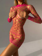 Marina Net Mini Dress