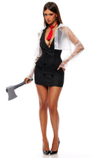 Wall Street Psycho 4-Piece Movie Character Costume Set