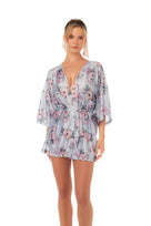 Fleur Floral Short Robe