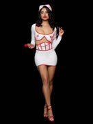 First Aid Bra Top Open Back Skirt Set | Lavah Intimates