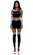Villain Coded 5-Piece Comic Book Character Costume Set