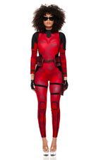 No Hero 5-Piece Women's Comic Book Character Costume