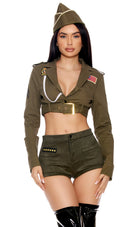 Command Attention 3-Piece Women's Military Costume