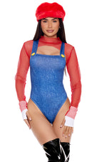It's a Me 4-Piece Women's Video Game Character Costume