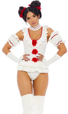 Let's Play a Game 6-Piece Women's Movie Clown Character Costume