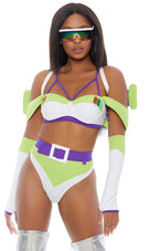 To Infinity Astronaut 6-Piece Women's Movie Character Costume
