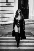 Vespertine Black Rose Lace Teddy