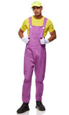 Cheat Codes 4-Piece Men's Video Game Character Costume Set