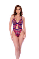 Mirabel Orchid Floral Mesh Teddy